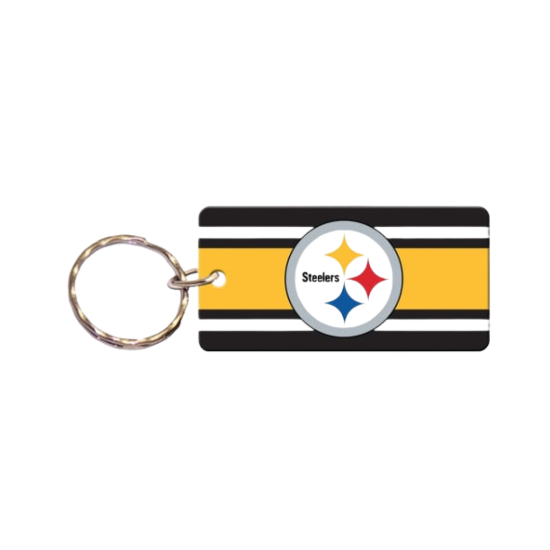 Keyring Stripes Rectangle – Pittsburgh Steelers Europe Shop